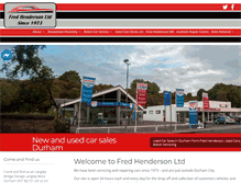 Tablet Screenshot of fredhenderson.com